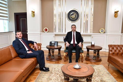 Başkan Çetinkaya’dan Valimiz Yavuz’a Ziyaret. 
